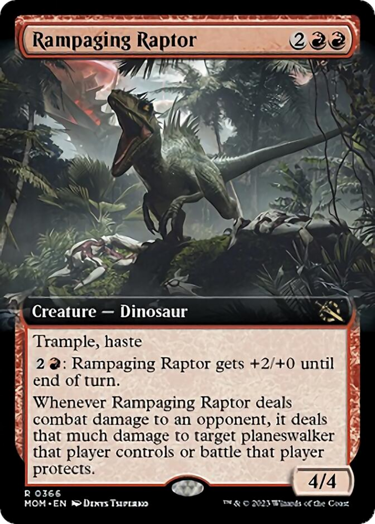 Rampaging Raptor (Extended Art) [March of the Machine] | Red Riot Games CA