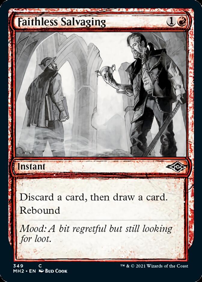Faithless Salvaging (Sketch) [Modern Horizons 2] | Red Riot Games CA