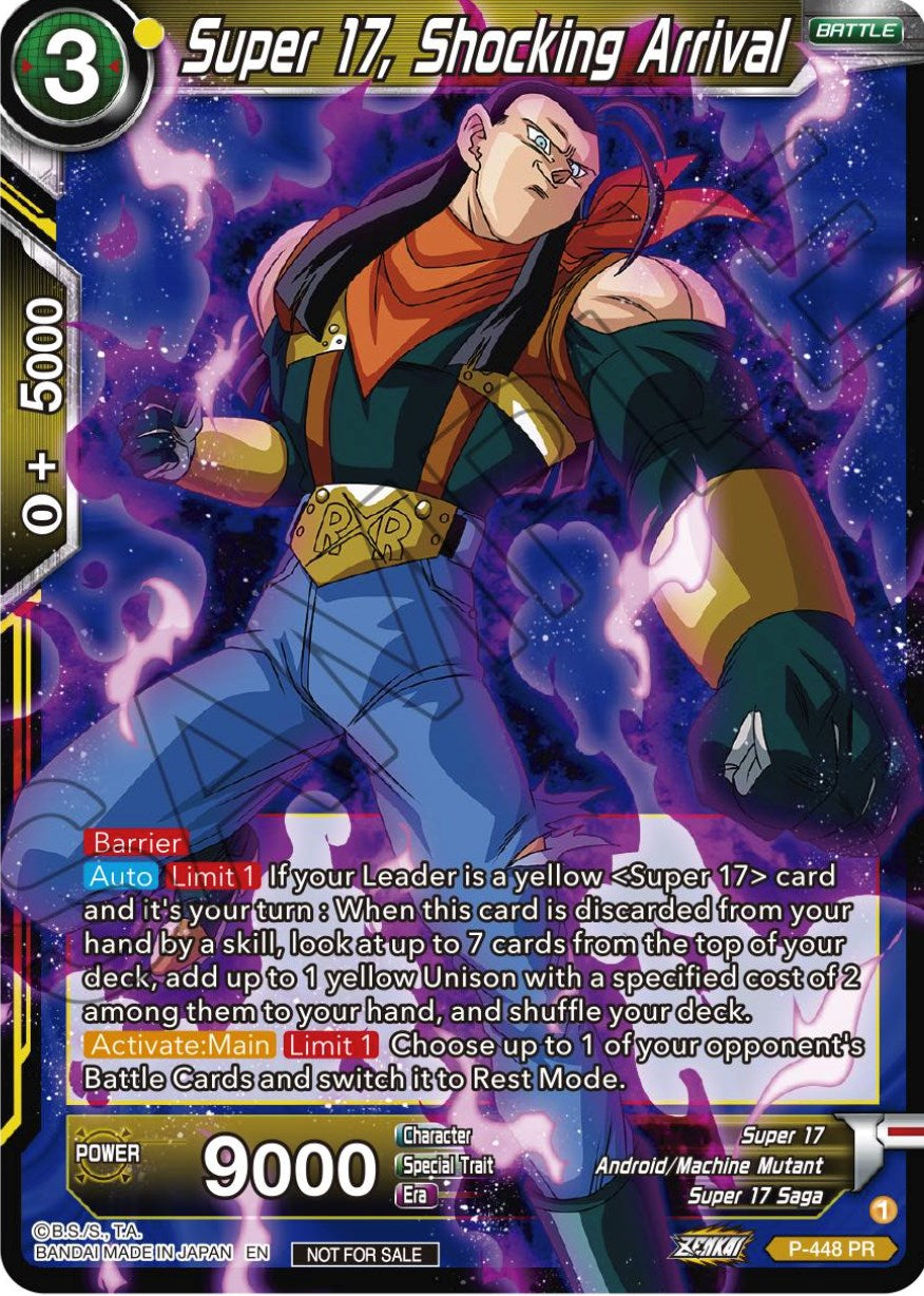 Super 17, Shocking Arrival (P-448) [Tournament Promotion Cards] | Red Riot Games CA