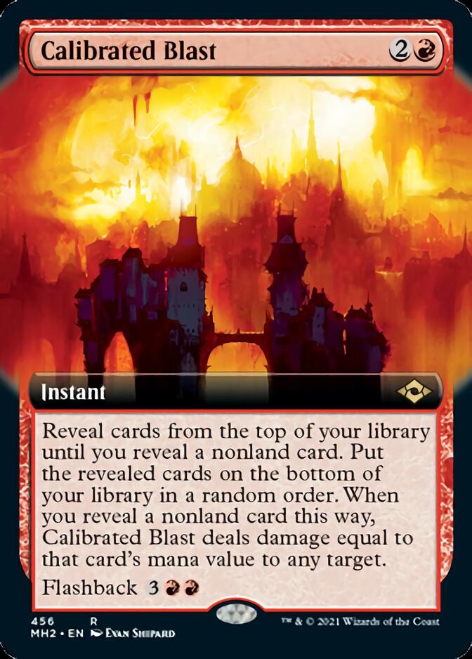 Calibrated Blast (Extended Art) [Modern Horizons 2] | Red Riot Games CA