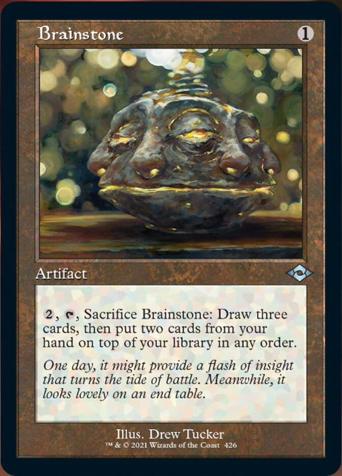 Brainstone (Retro Foil Etched) [Modern Horizons 2] | Red Riot Games CA