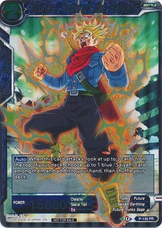 Trunks, Hope of the Saiyans (Series 7 Super Dash Pack) (P-135) [Promotion Cards] | Red Riot Games CA