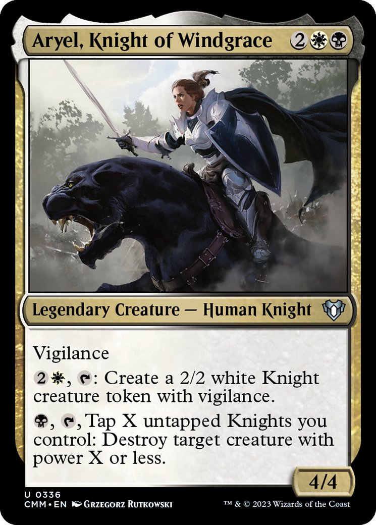Aryel, Knight of Windgrace [Commander Masters] | Red Riot Games CA