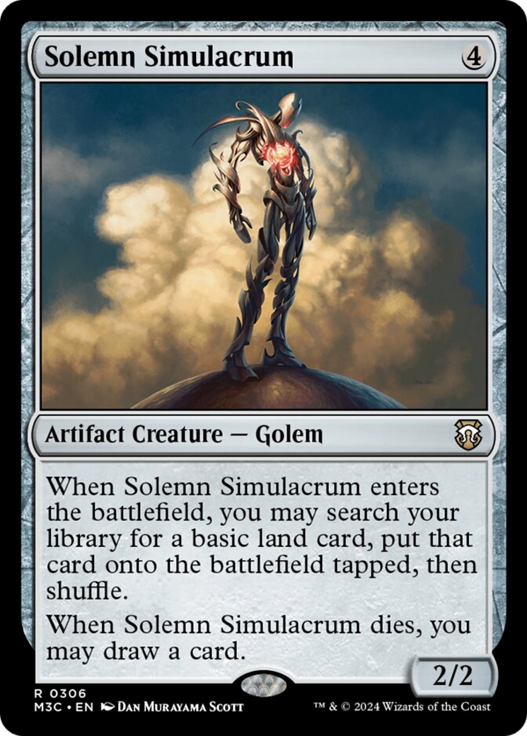 Solemn Simulacrum [Modern Horizons 3 Commander] | Red Riot Games CA