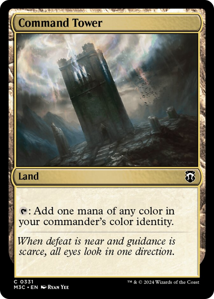 Command Tower (Ripple Foil) [Modern Horizons 3 Commander] | Red Riot Games CA