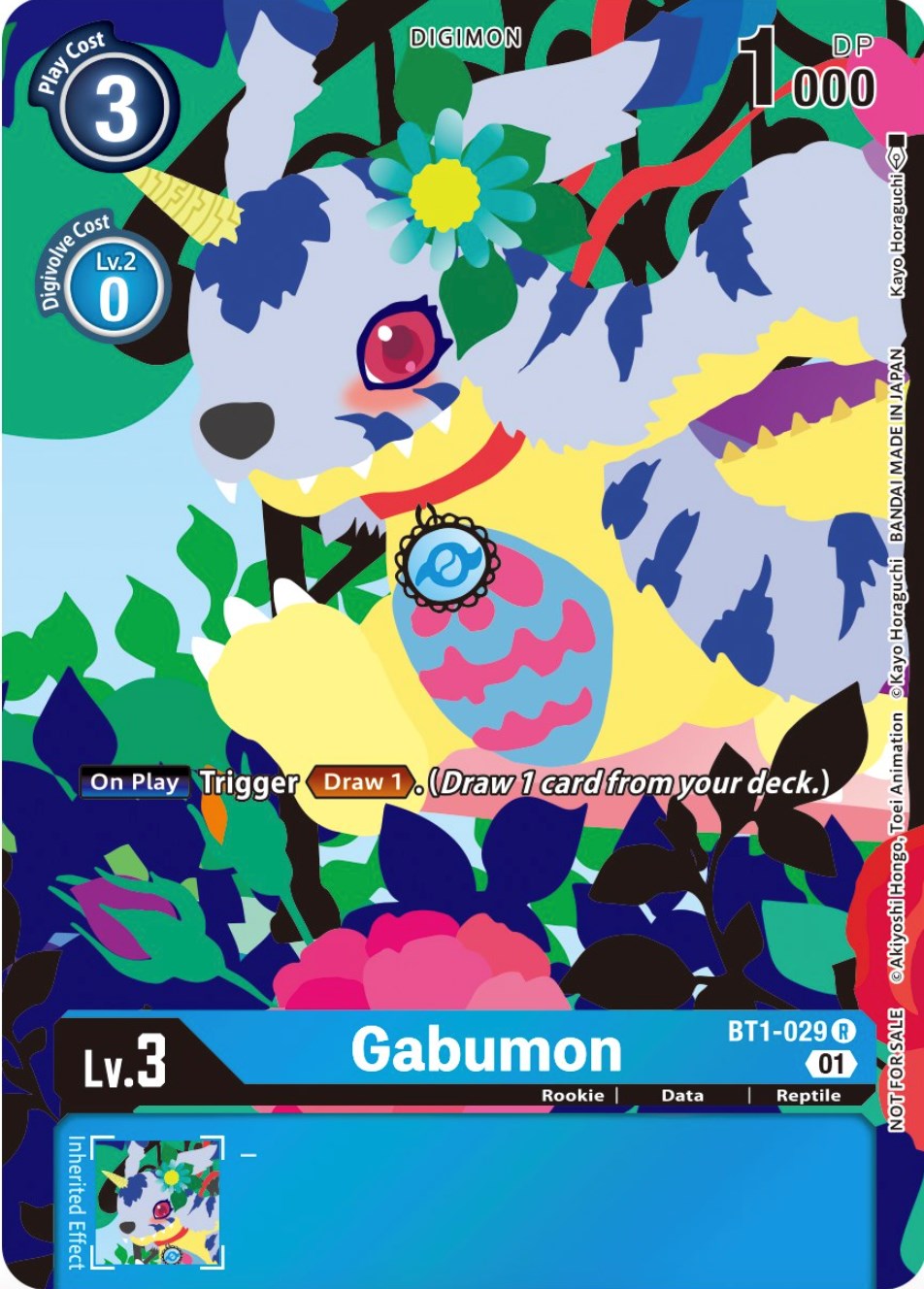 Gabumon [BT1-029] (Tamer's Card Set 2 Floral Fun) [Release Special Booster Promos] | Red Riot Games CA