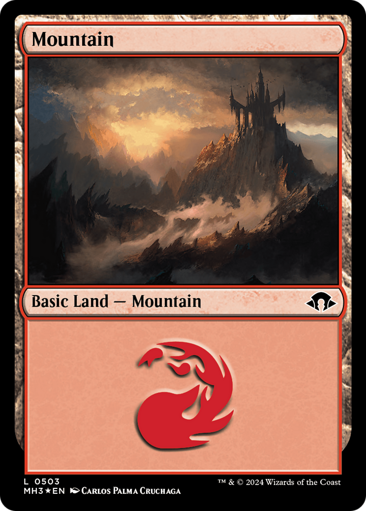 Mountain (0503) (Ripple Foil) [Modern Horizons 3] | Red Riot Games CA