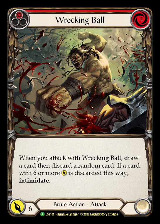 Wrecking Ball [LGS101] (Promo)  Rainbow Foil | Red Riot Games CA