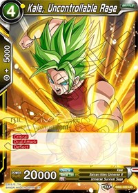 Kale, Uncontrollable Rage (Divine Multiverse Draft Tournament) (DB2-102) [Tournament Promotion Cards] | Red Riot Games CA