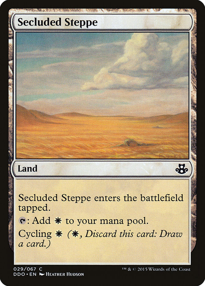 Secluded Steppe [Duel Decks: Elspeth vs. Kiora] | Red Riot Games CA