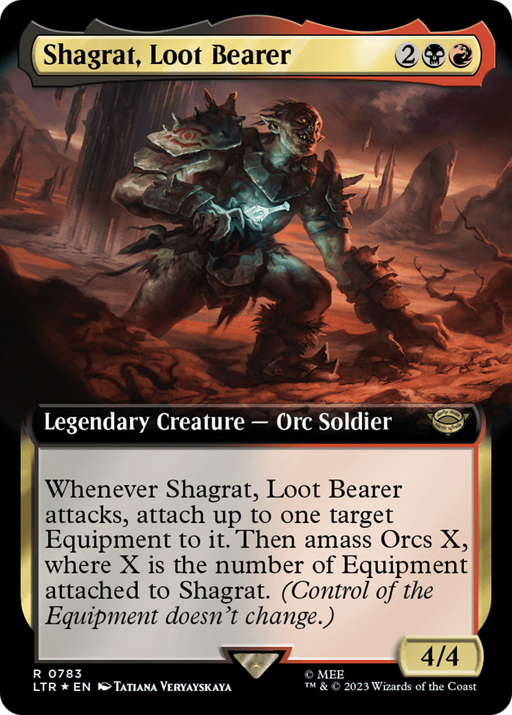 Shagrat, Loot Bearer (Extended Art) (Surge Foil) [The Lord of the Rings: Tales of Middle-Earth] | Red Riot Games CA