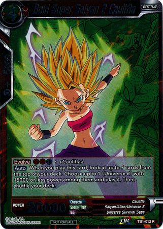 Bold Super Saiyan 2 Caulifla (Event Pack 2 - 2018) (TB1-012) [Promotion Cards] | Red Riot Games CA