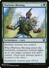 Warbriar Blessing [The List Reprints] | Red Riot Games CA