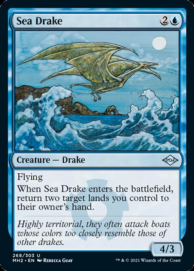 Sea Drake (Foil Etched) [Modern Horizons 2] | Red Riot Games CA