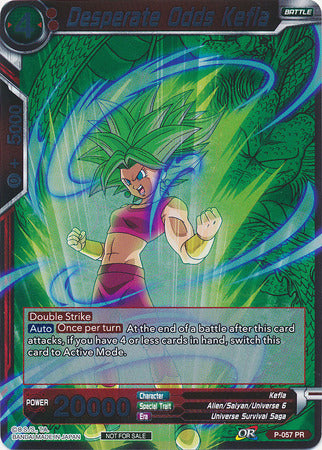 Desperate Odds Kefla (Event Pack 2 - 2018) (P-057_PR) [Promotion Cards] | Red Riot Games CA