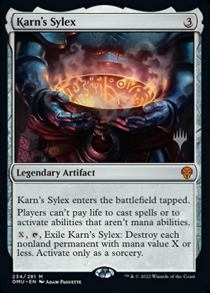 Karn's Sylex (Promo Pack) [Dominaria United Promos] | Red Riot Games CA