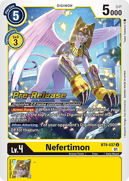 Nefertimon [BT9-037] [X Record Pre-Release Promos] | Red Riot Games CA