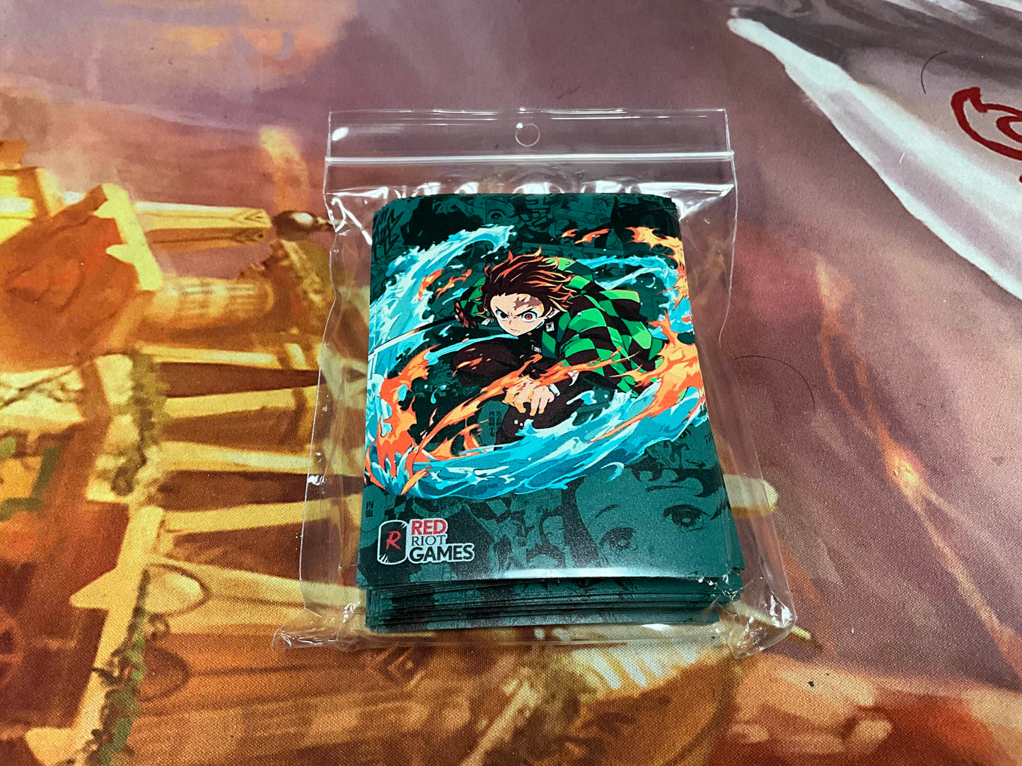 Red Riot Sleeves - Tanjiro Kamado 60ct