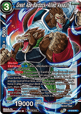 Great Ape Bardock, Allied Assault (P-318) [Tournament Promotion Cards] | Red Riot Games CA