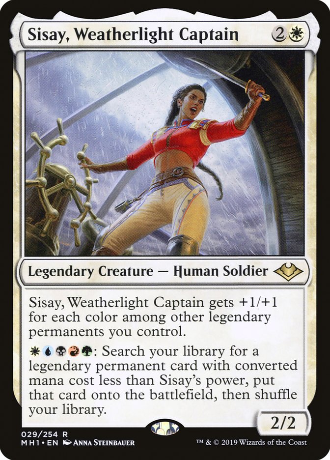 Sisay, Weatherlight Captain [Modern Horizons] | Red Riot Games CA