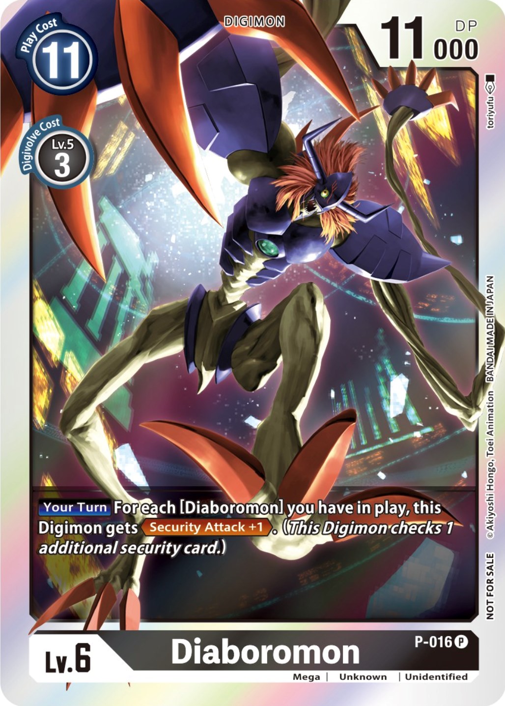 Diaboromon [P-016] (Event Pack 3) [Promotional Cards] | Red Riot Games CA