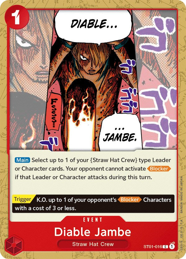 Diable Jambe [Starter Deck: Straw Hat Crew] | Red Riot Games CA