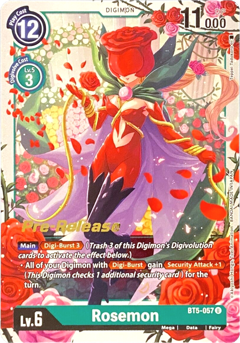 Rosemon [BT5-057] [Battle of Omni Pre-Release Promos]