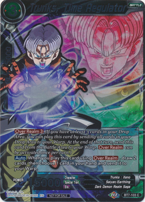 Trunks, Time Regulator (Event Pack 05) (BT7-103) [Promotion Cards] | Red Riot Games CA