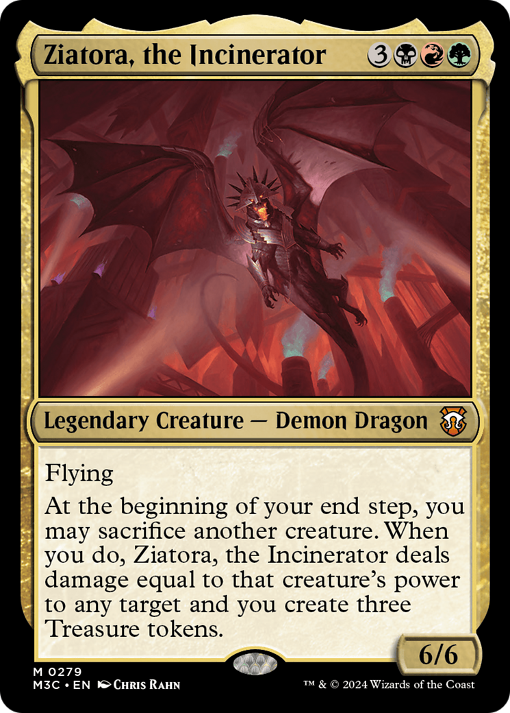 Ziatora, the Incinerator (Ripple Foil) [Modern Horizons 3 Commander] | Red Riot Games CA