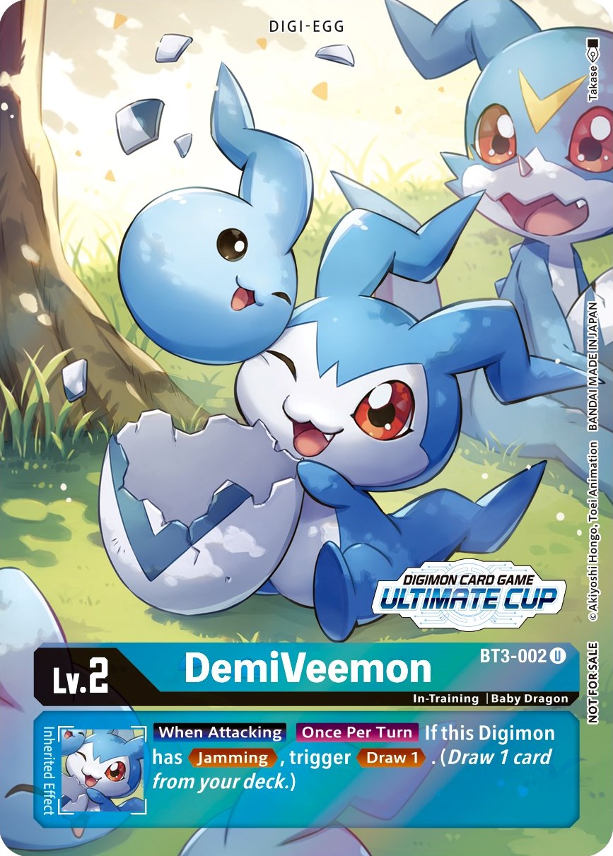 DemiVeemon [BT3-002] (April Ultimate Cup 2022) [Release Special Booster Promos] | Red Riot Games CA