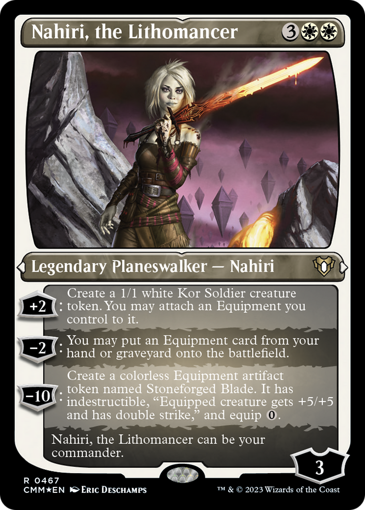 Nahiri, the Lithomancer (Foil Etched) [Commander Masters] | Red Riot Games CA