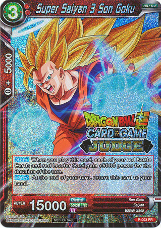 Super Saiyan 3 Son Goku (P-003) [Judge Promotion Cards] | Red Riot Games CA