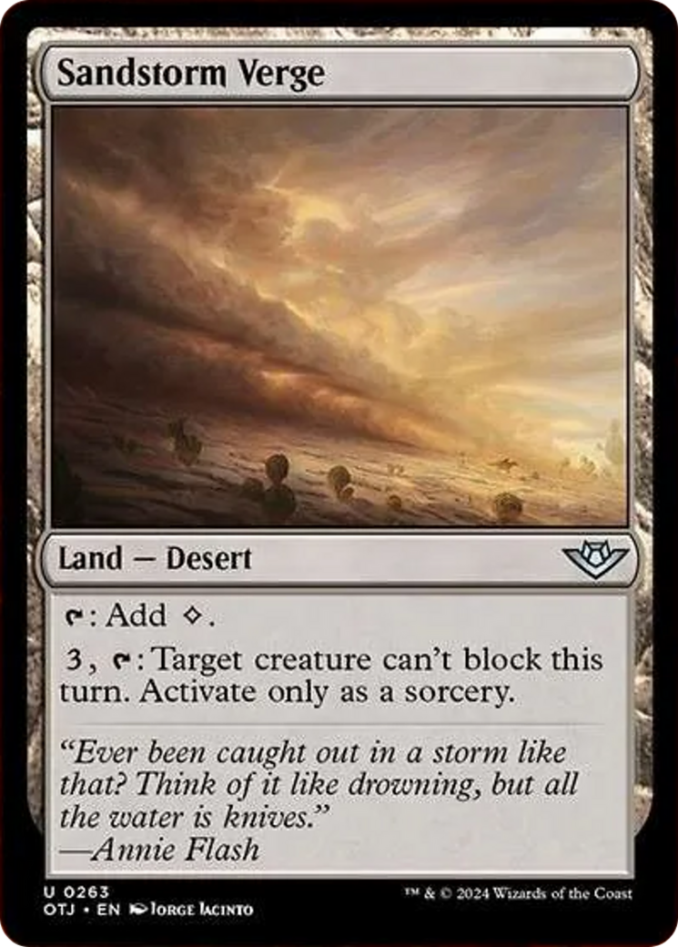 Sandstorm Verge [Outlaws of Thunder Junction] | Red Riot Games CA