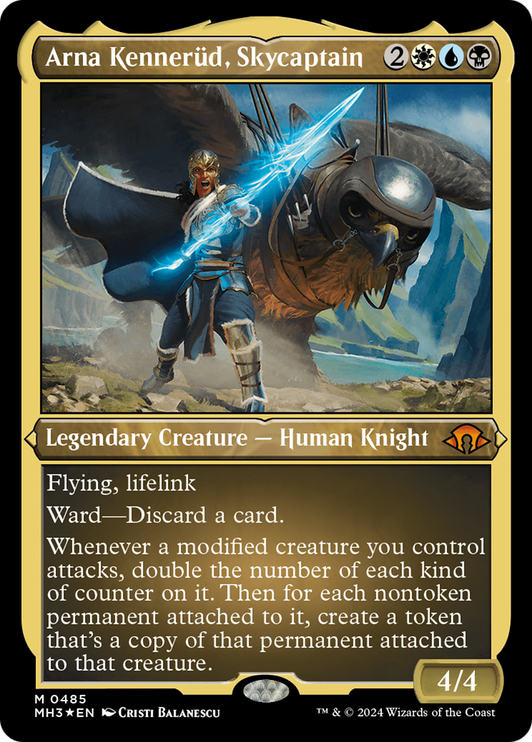 Arna Kennerud, Skycaptain (Foil Etched) [Modern Horizons 3] | Red Riot Games CA