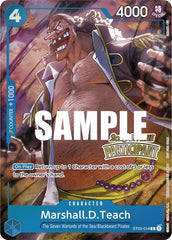 Marshall.D.Teach (Offline Regional 2023) [Participant] [One Piece Promotion Cards] | Red Riot Games CA