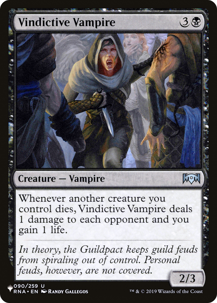 Vindictive Vampire [The List Reprints] | Red Riot Games CA