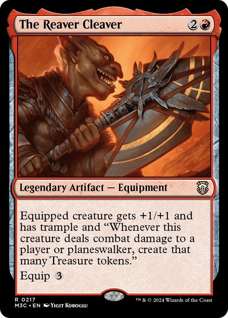 The Reaver Cleaver (Ripple Foil) [Modern Horizons 3 Commander] | Red Riot Games CA