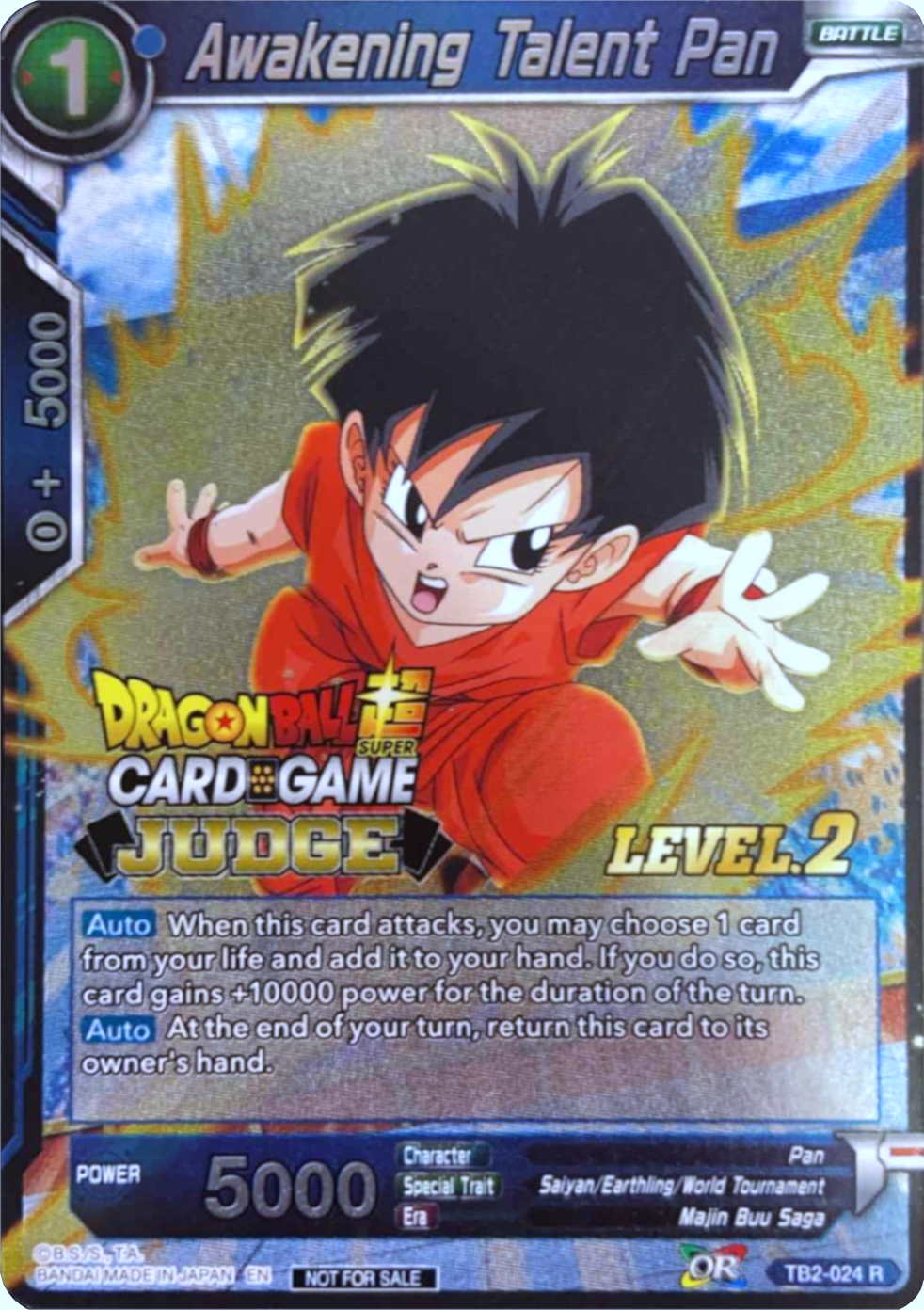 Awakening Talent Pan (Level 2) (TB2-024) [Judge Promotion Cards] | Red Riot Games CA