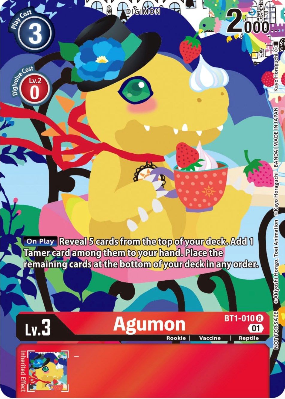 Agumon [BT1-010] (Tamer's Card Set 2 Floral Fun) [Release Special Booster Promos] | Red Riot Games CA