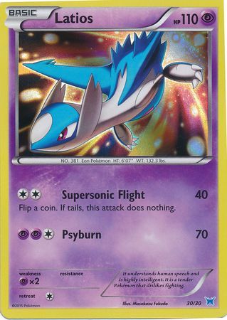 Latios (30/30) [XY: Trainer Kit 2 - Latios] | Red Riot Games CA