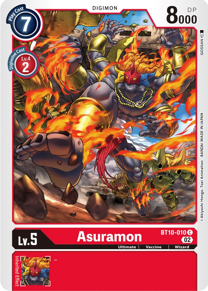 Asuramon [BT10-010] [Xros Encounter] | Red Riot Games CA