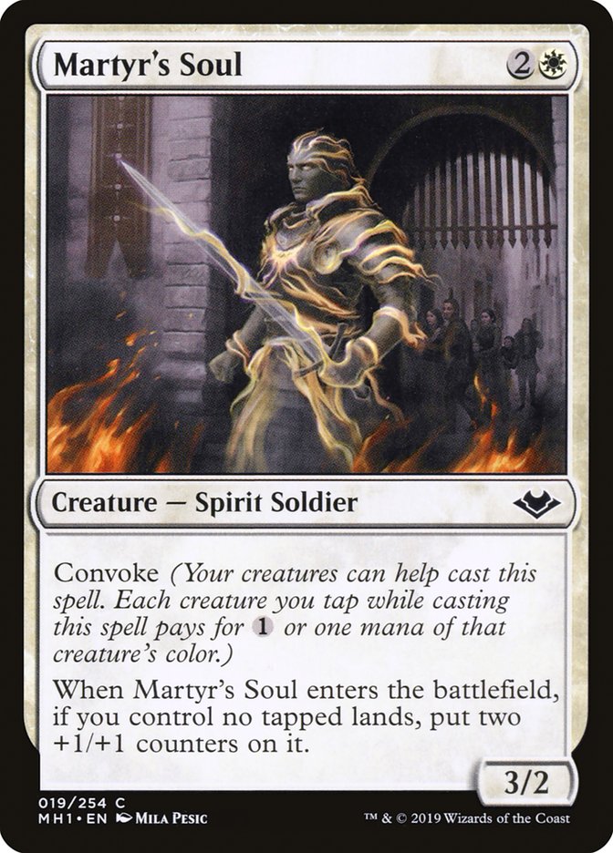 Martyr's Soul [Modern Horizons] | Red Riot Games CA