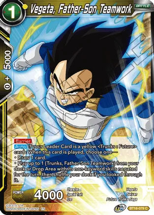 Vegeta, Father-Son Teamwork (BT16-079) [Realm of the Gods] | Red Riot Games CA
