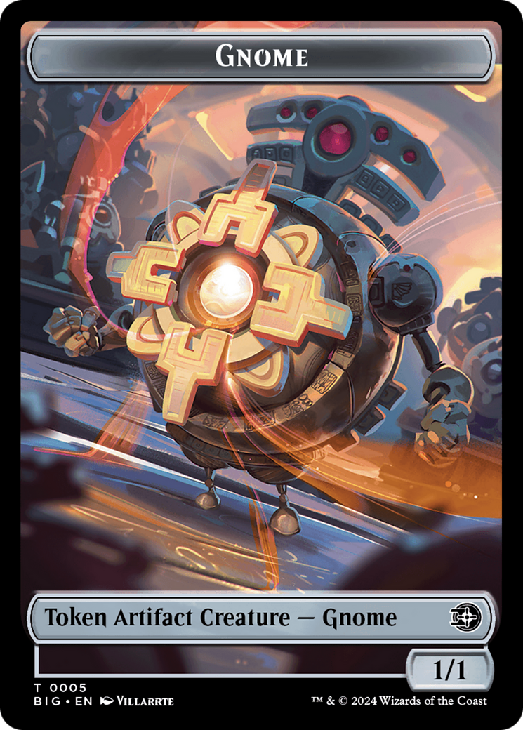 Treasure // Gnome Double-Sided Token [Outlaws of Thunder Junction Tokens] | Red Riot Games CA