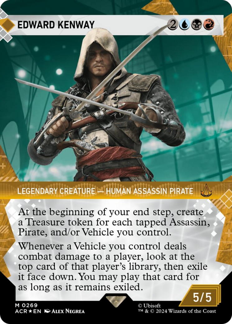 Edward Kenway (Showcase) (Textured Foil) [Assassin's Creed] | Red Riot Games CA