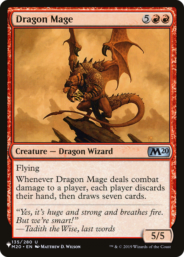 Dragon Mage [The List Reprints] | Red Riot Games CA