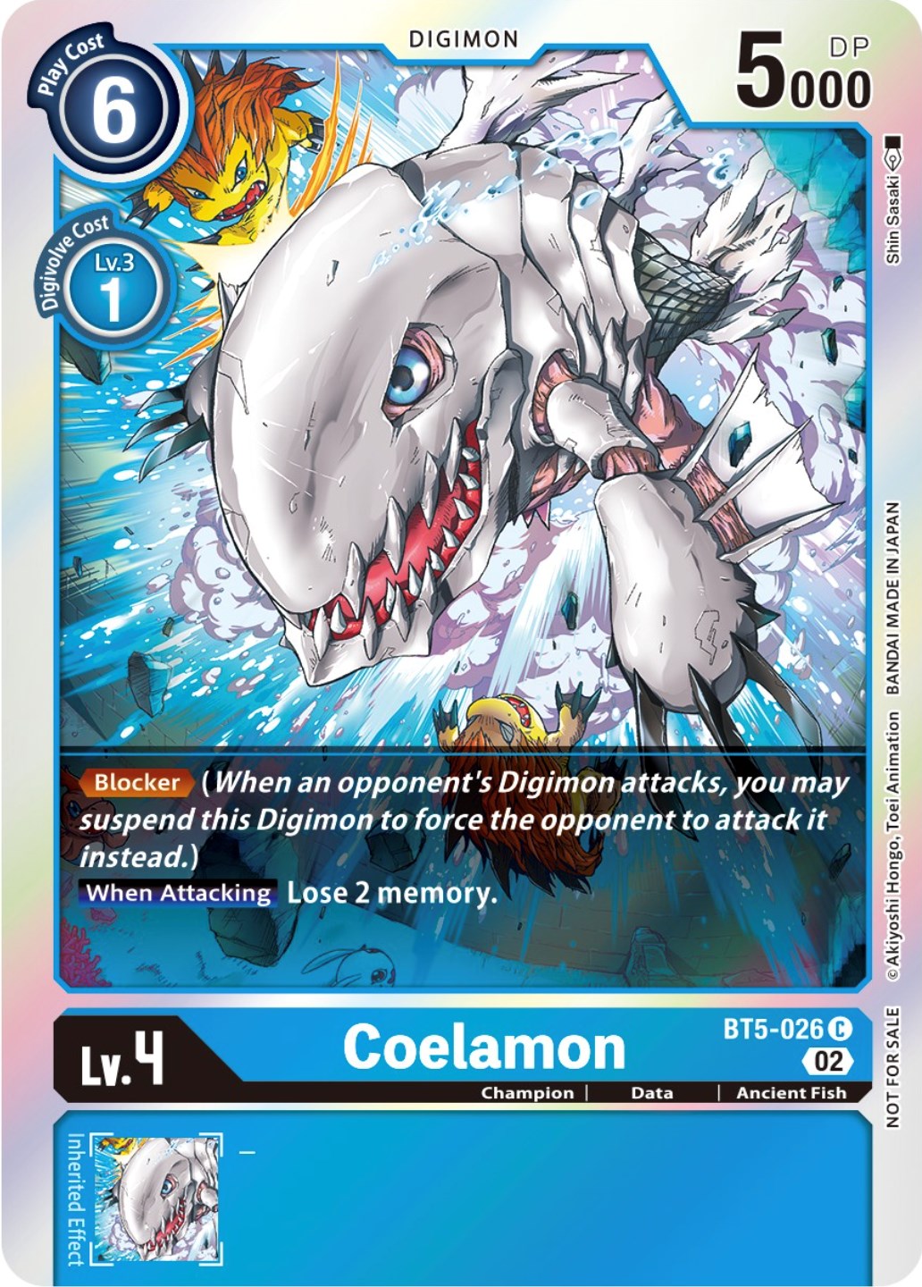 Coelamon [BT5-026] (Official Tournament Pack Vol. 7) [Battle of Omni Promos] | Red Riot Games CA