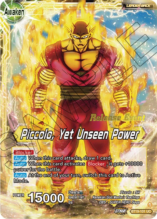 Piccolo // Piccolo, Yet Unseen Power (Fighter's Ambition Holiday Pack) (BT19-101) [Tournament Promotion Cards] | Red Riot Games CA
