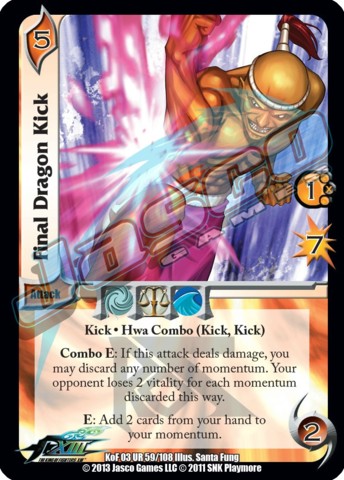 Final Dragon Kick [KOF03]