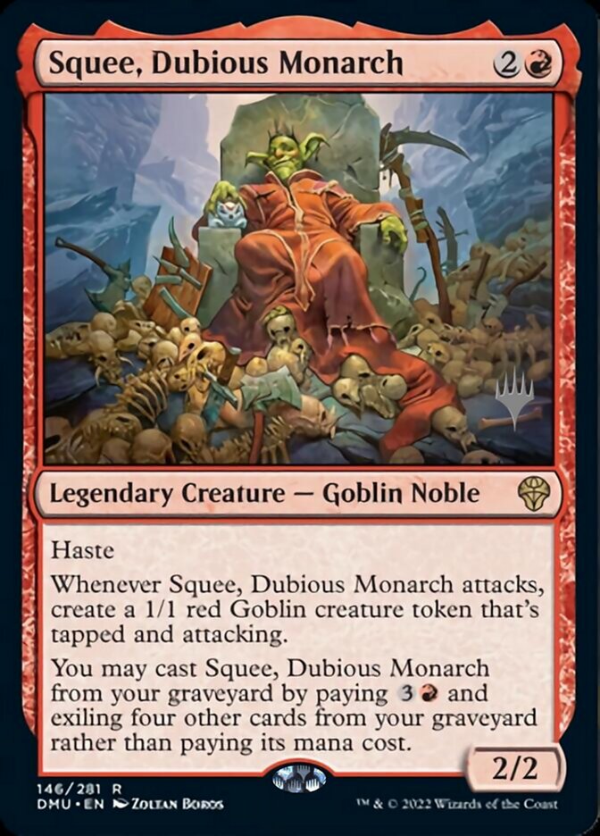 Squee, Dubious Monarch (Promo Pack) [Dominaria United Promos] | Red Riot Games CA